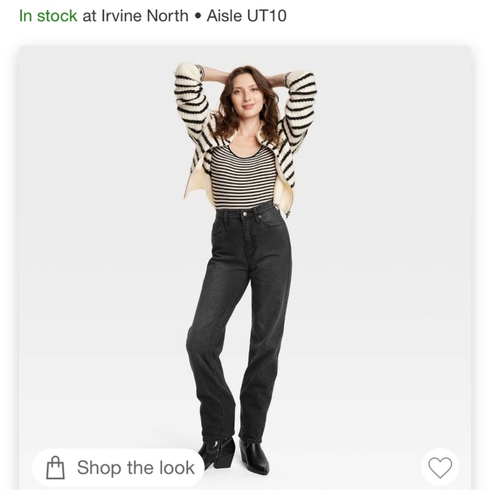 Universal Thread High Rise 90s Straight Jeans